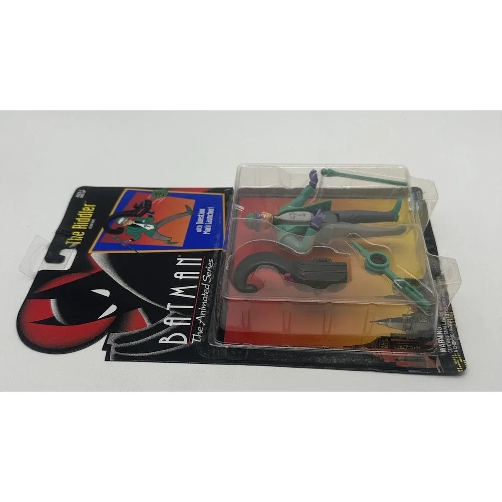 1992 KENNER BATMAN THE ANIMATED SERIES RIDDLER QUESTION MARK LAUNCHER FIGURE NEW